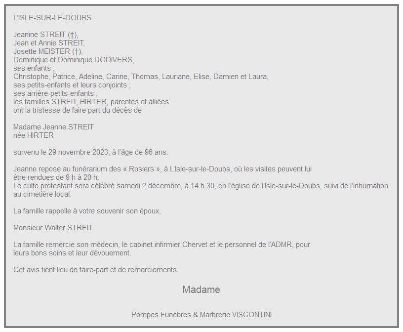Image Annonce nécrologique