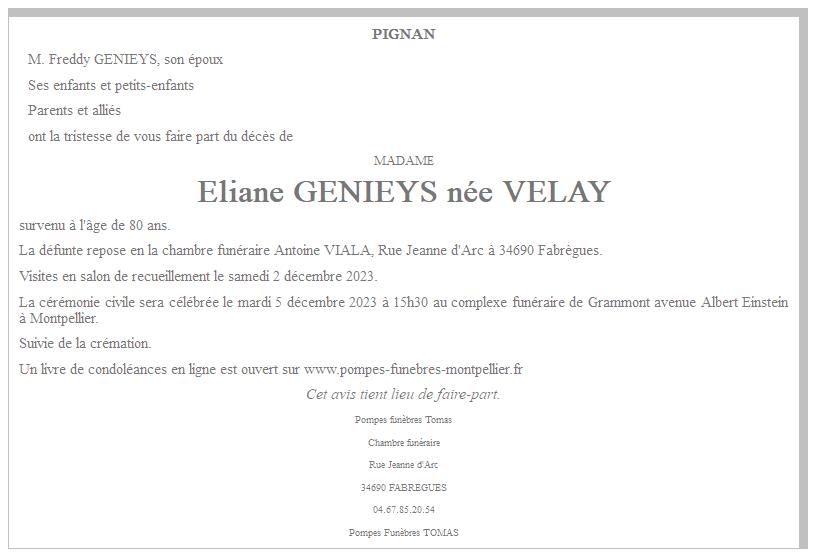 Image Annonce nécrologique
