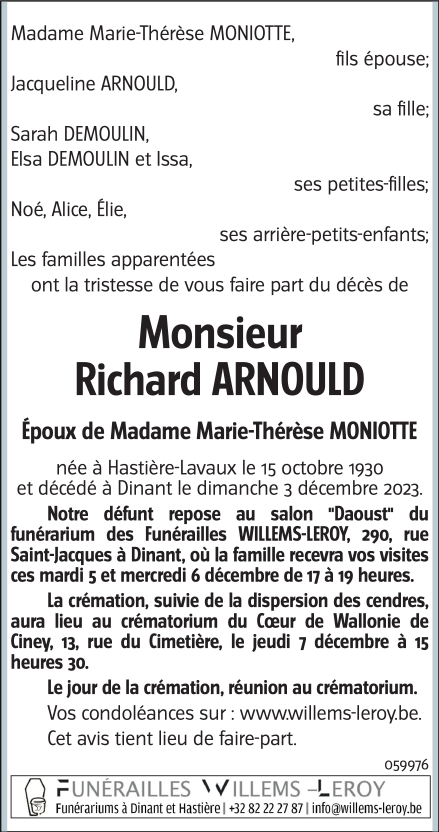 Image Annonce nécrologique