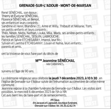 Image Annonce nécrologique