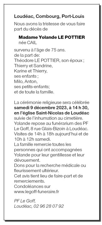Image Annonce nécrologique