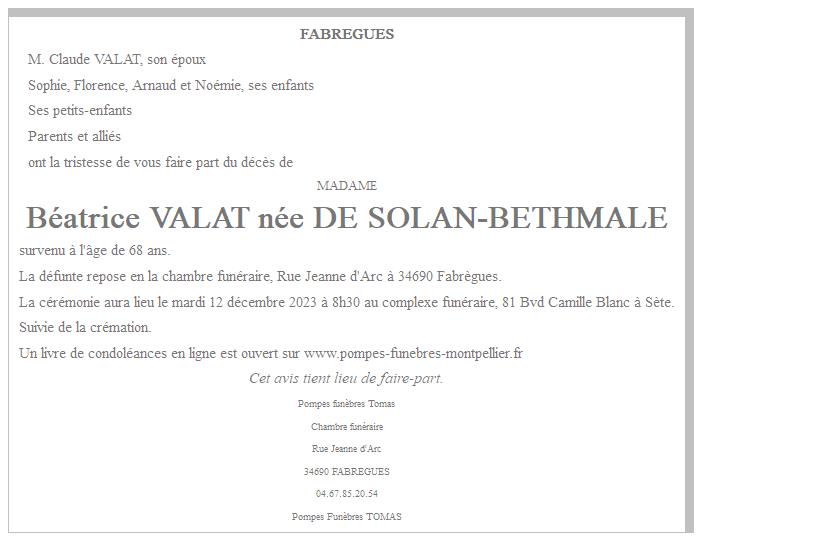 Image Annonce nécrologique