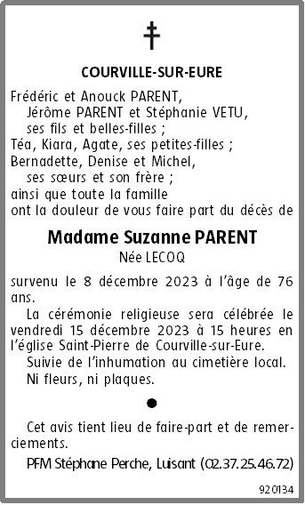 Image Annonce nécrologique
