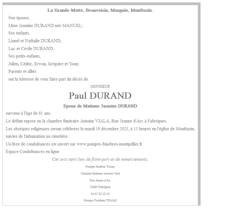 Image Annonce nécrologique