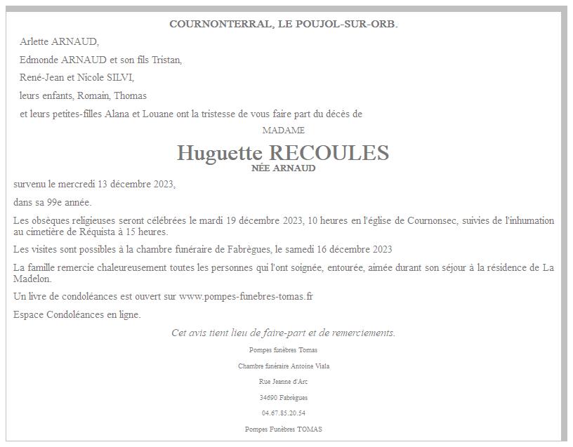 Image Annonce nécrologique