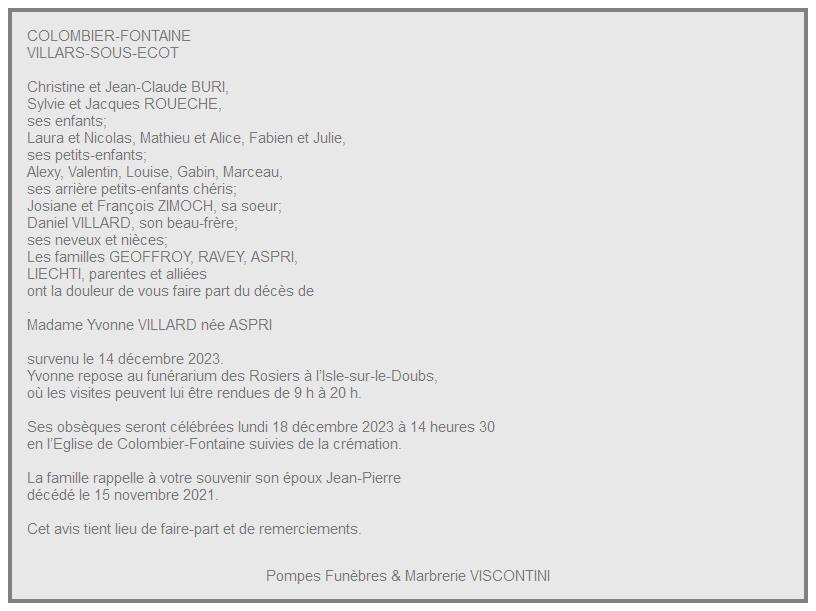 Image Annonce nécrologique