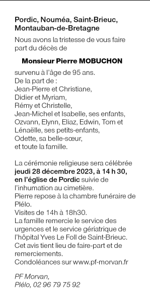 Image Annonce nécrologique
