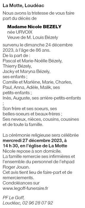 Image Annonce nécrologique