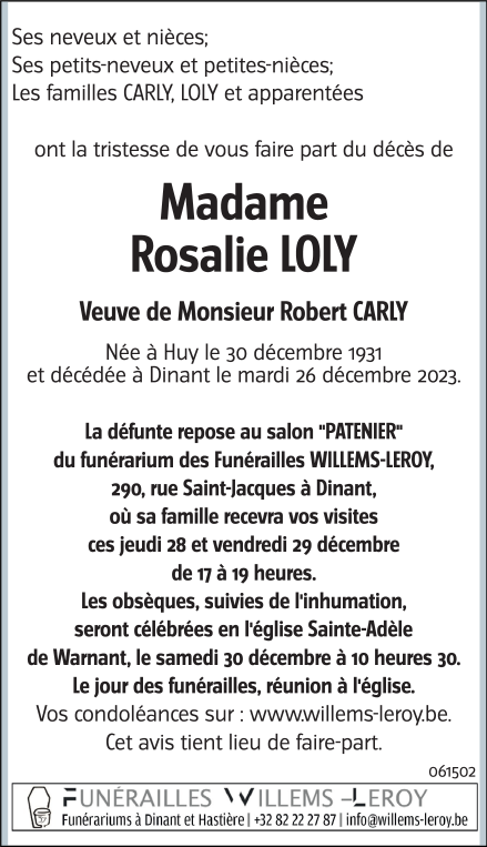 Image Annonce nécrologique