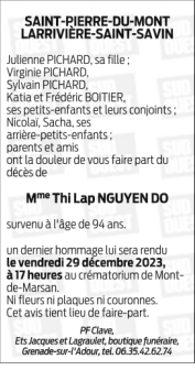 Image Annonce nécrologique