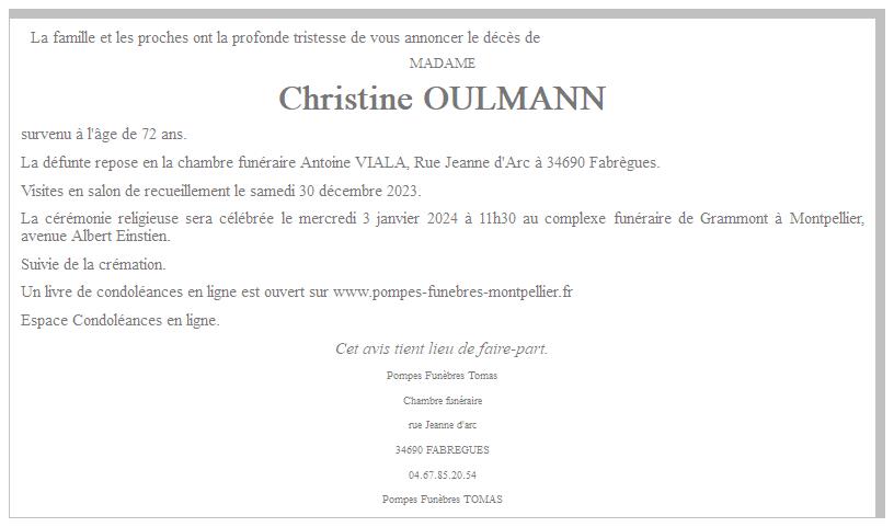 Image Annonce nécrologique