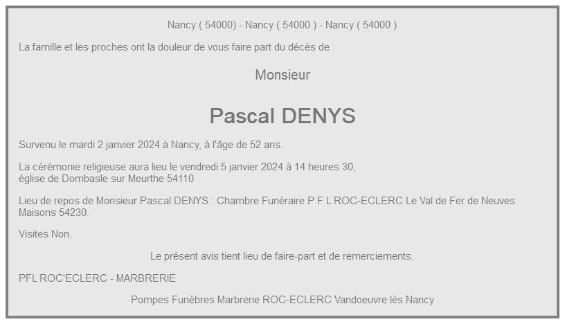 Image Annonce nécrologique