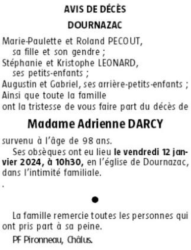 Image Annonce nécrologique