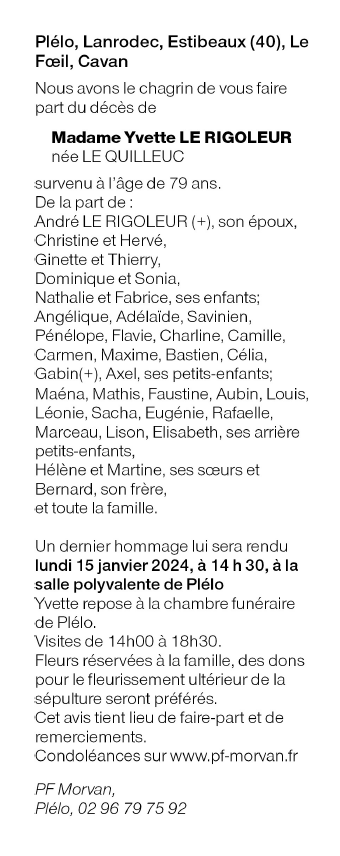 Image Annonce nécrologique