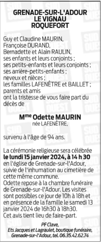 Image Annonce nécrologique