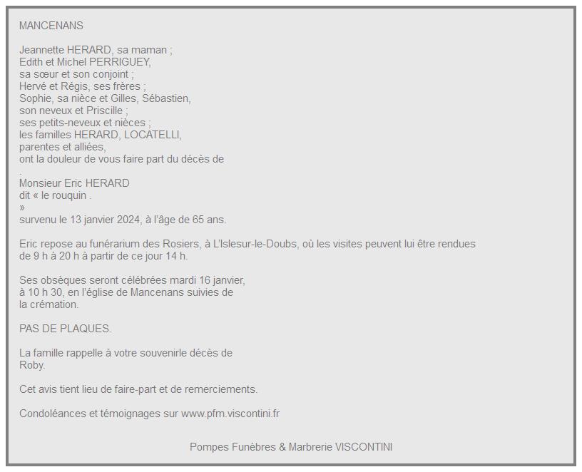 Image Annonce nécrologique