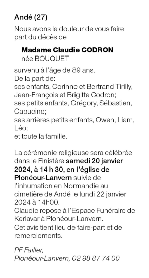Image Annonce nécrologique