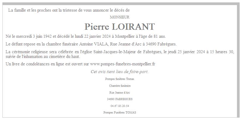 Image Annonce nécrologique