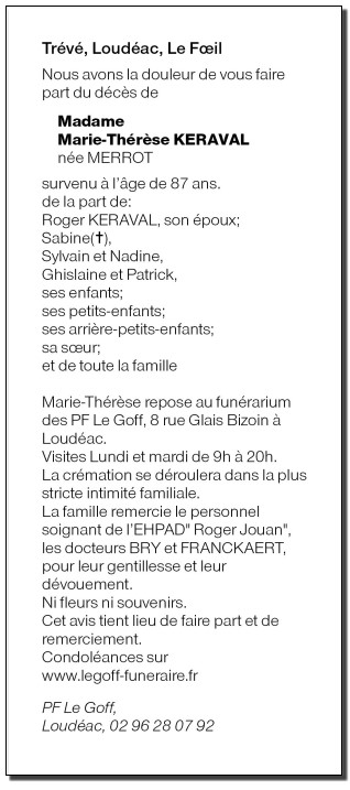Image Annonce nécrologique