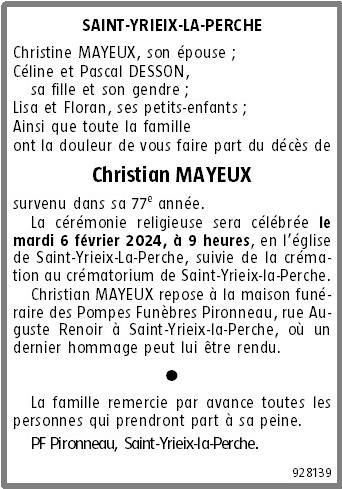 Image Annonce nécrologique