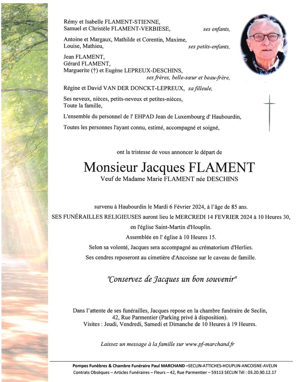 Image Pour voir le faire-part de Jacques Cliquez-ici