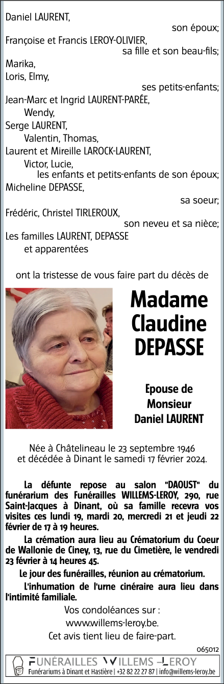 Image Annonce nécrologique