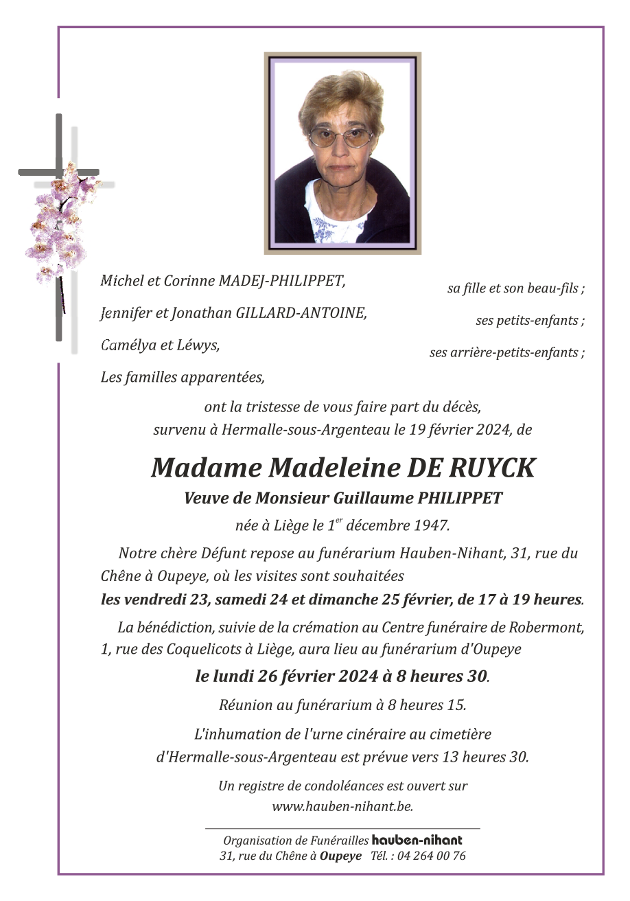 Image Annonce nécrologique