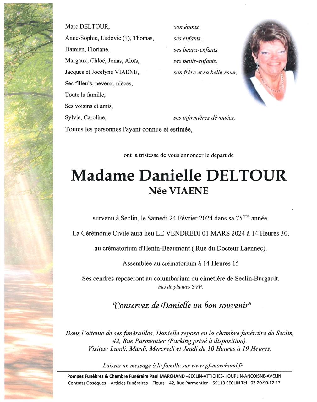 Image Pour voir le faire-part de Danielle Cliquez-ici