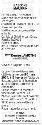 Image Annonce nécrologique