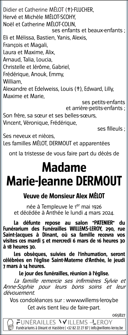 Image Annonce nécrologique