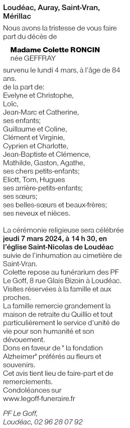 Image Annonce nécrologique