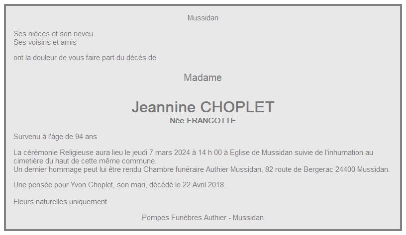 Image Annonce nécrologique