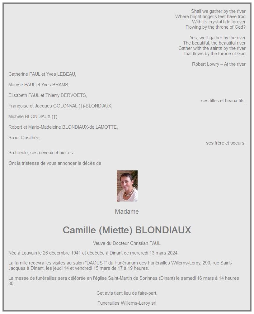 Image Annonce nécrologique