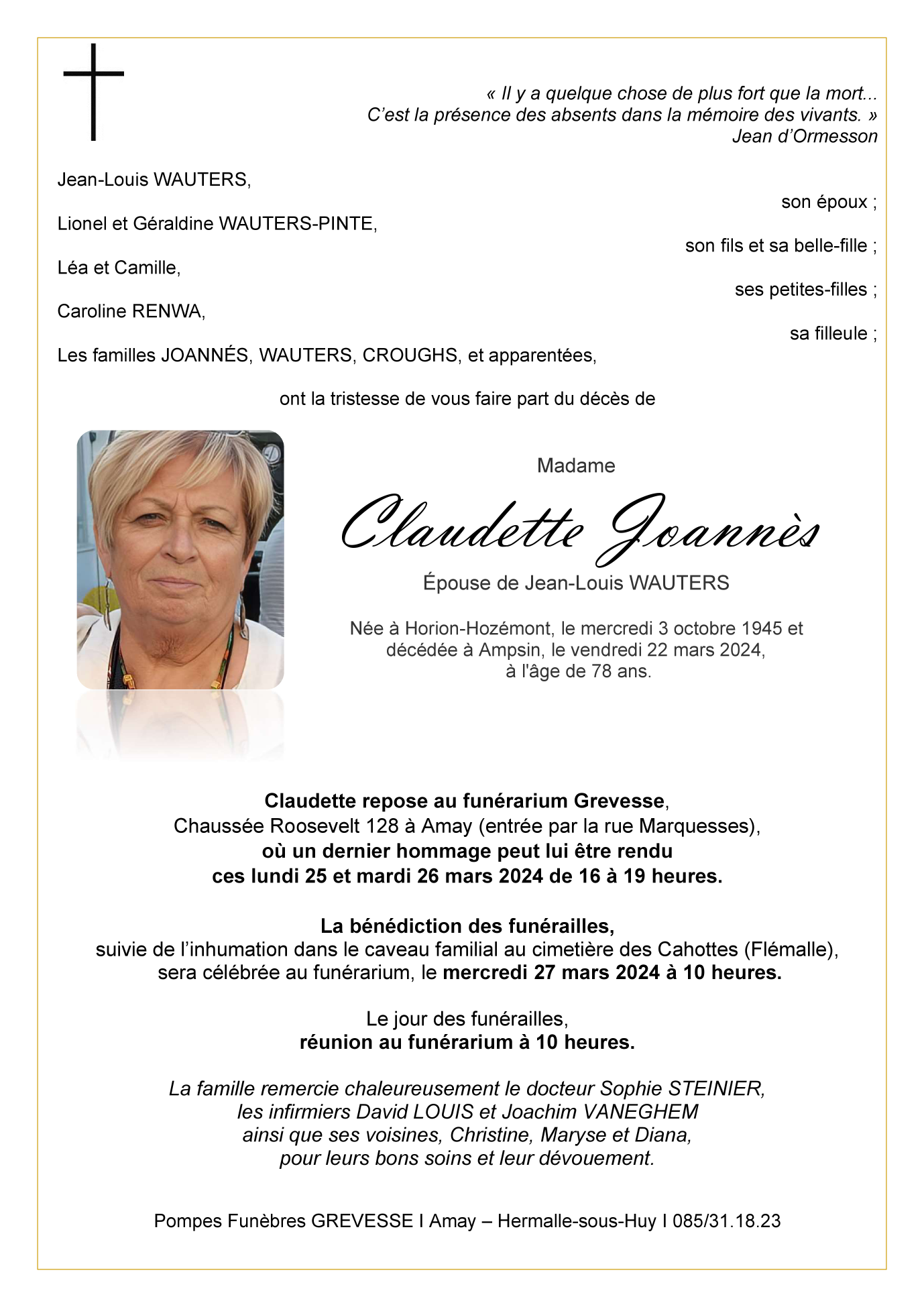Image Annonce nécrologique