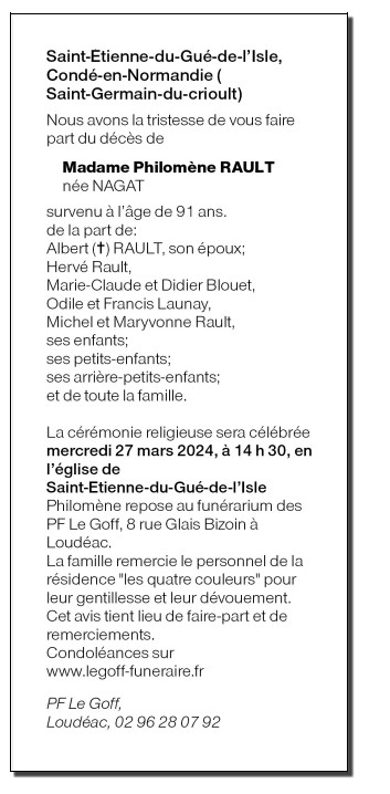 Image Annonce nécrologique