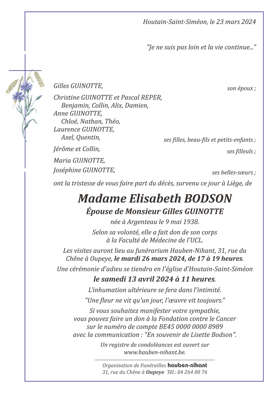 Image Annonce nécrologique