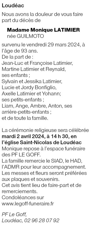 Image Annonce nécrologique