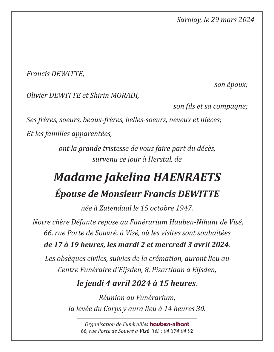 Image Annonce nécrologique