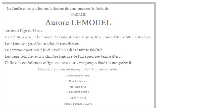Image Annonce nécrologique