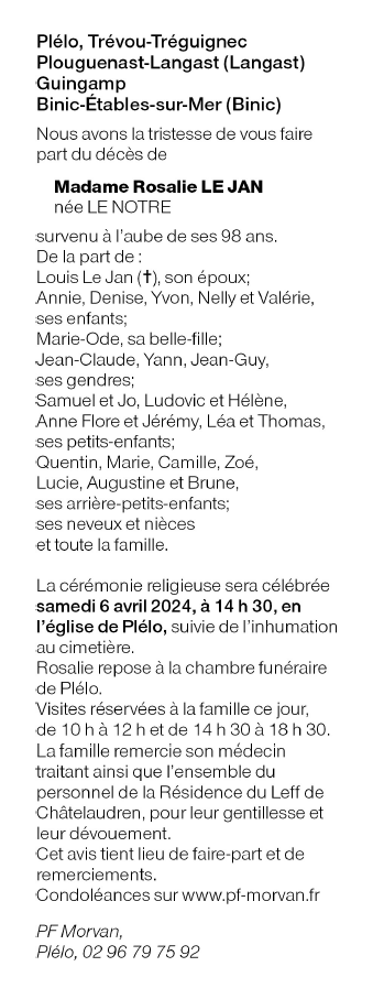 Image Annonce nécrologique