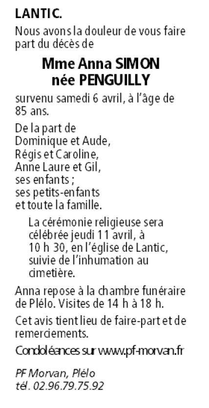 Image Annonce nécrologique