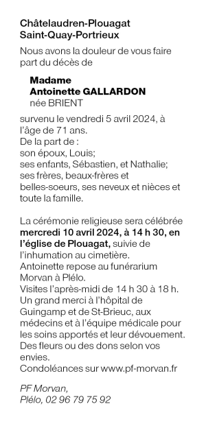 Image Annonce nécrologique