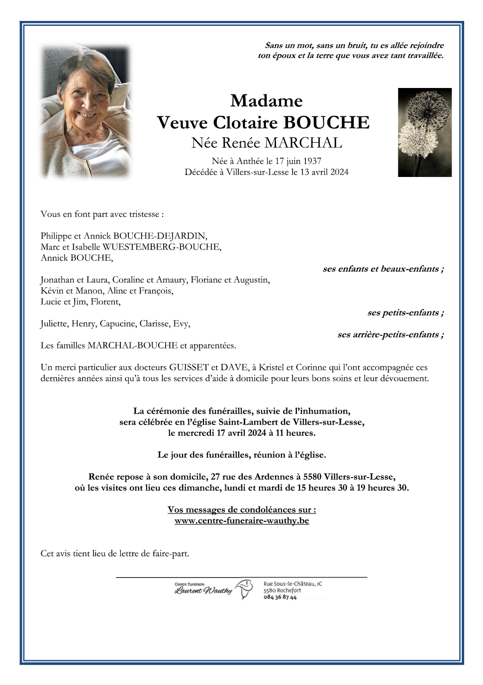 Image Annonce nécrologique