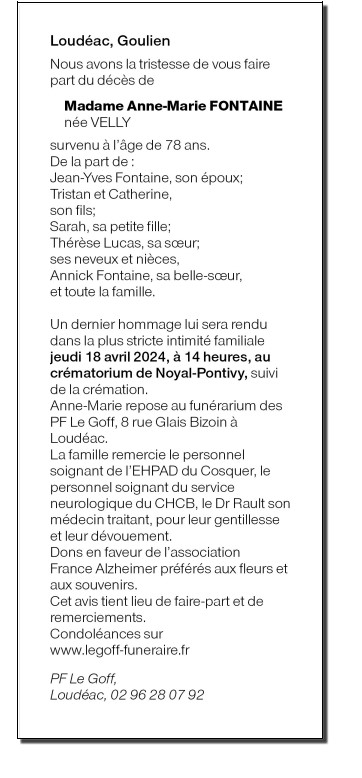 Image Annonce nécrologique