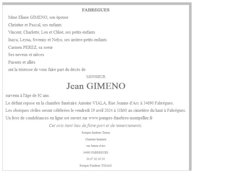 Image Annonce nécrologique