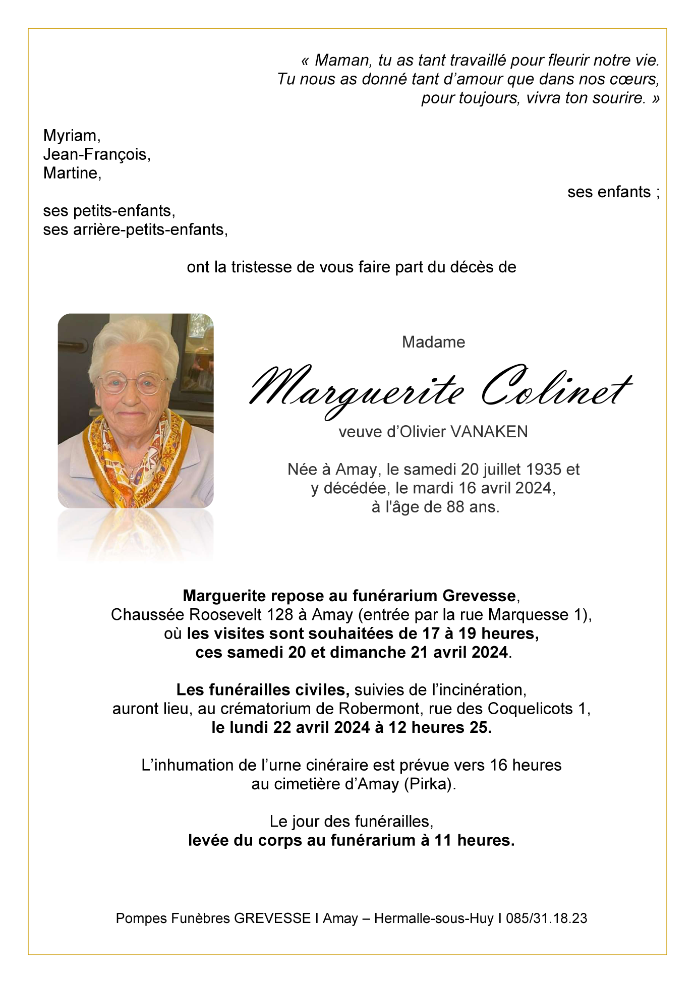 Image Annonce nécrologique