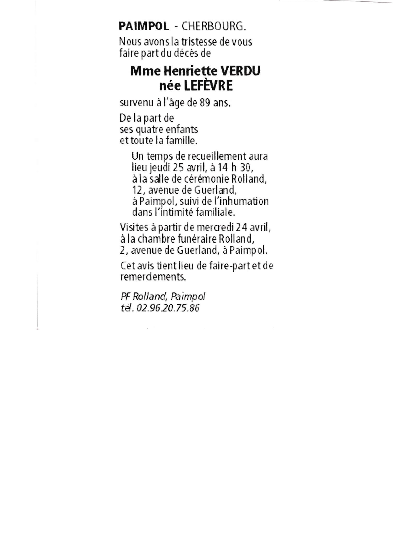 Image Annonce nécrologique