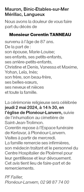 Image Annonce nécrologique