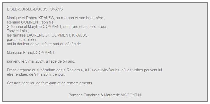Image Annonce nécrologique