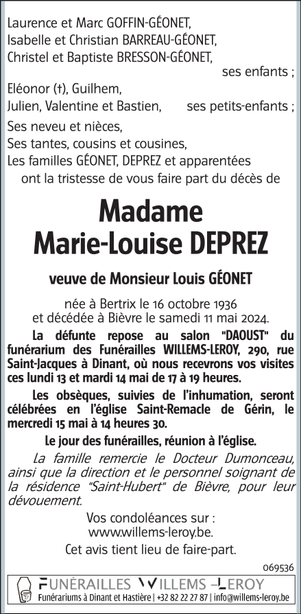 Image Annonce nécrologique